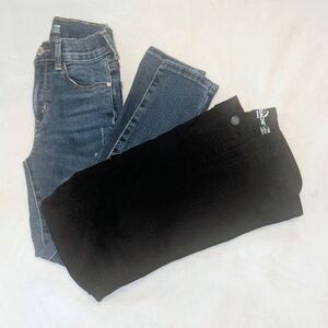 Jordache Medium Wash & Black Skinny Jeans